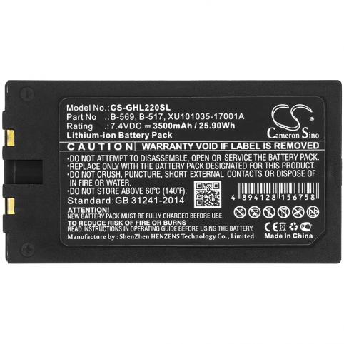 Batterie appareil de mesure graphtec gl900e 4