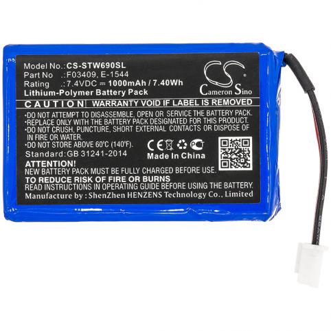Batterie appareil de mesure satlink ws 6909