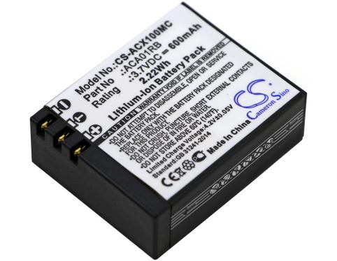 Batterie camera embarquee activeon cx gold