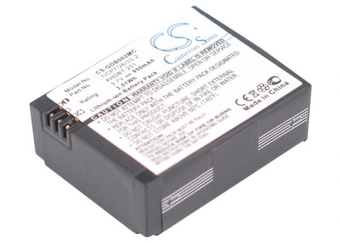 Batterie camera embarquee gopro hero 3+ silver edition