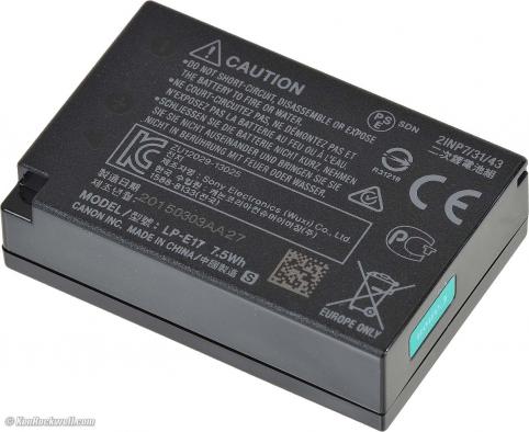 Batterie camescope canon eos m3