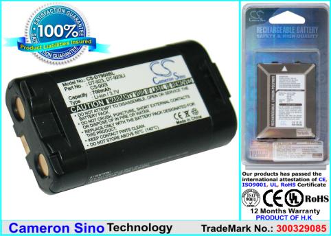 Batterie lecteur code barre casio dt 900m51e