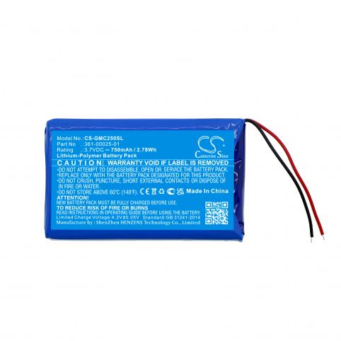 Batterie gps garmin dashcam 25