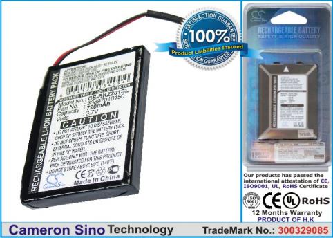 Batterie gps becker traffic assist z203