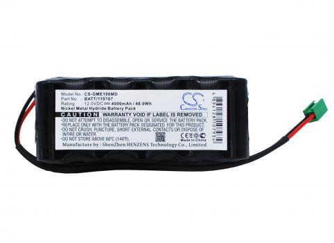 Batterie medical ge eagle monitor 1000