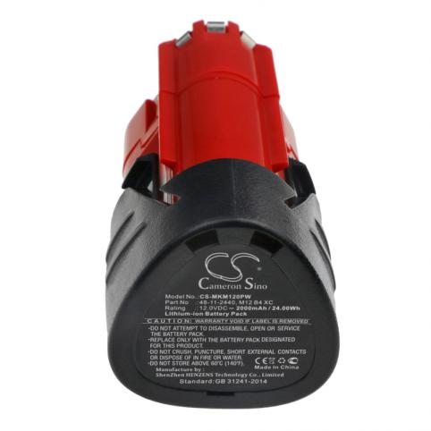 Batterie outillage portatif milwaukee m12 hpt 202c th kit