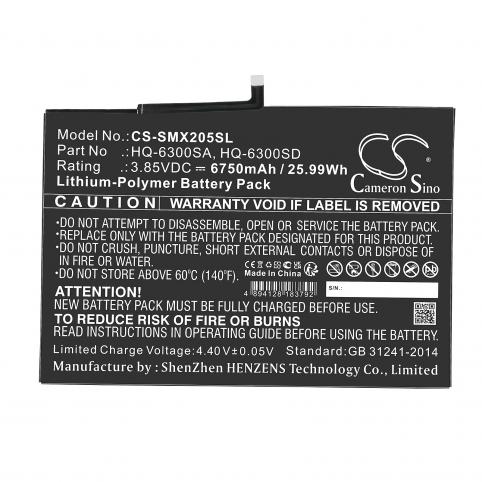 Batterie  samsung hq-6300sa tab a8 10.5