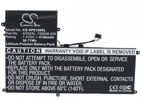 Batterie  hp ao02xl elitepad 1000