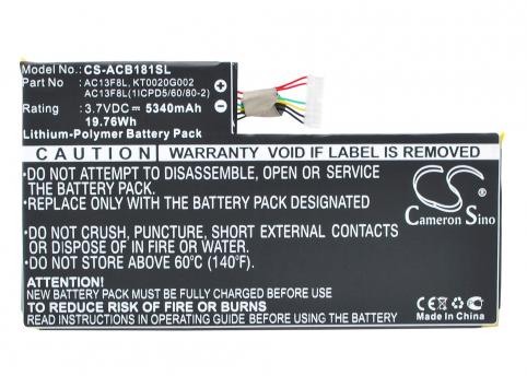 Batterie  acer ac13f8l iconia a1-810