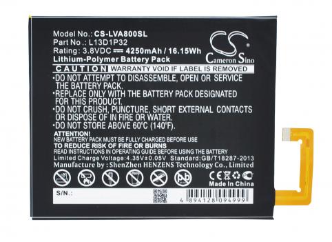 Batterie  lenovo ideapad a8 l13d1p32