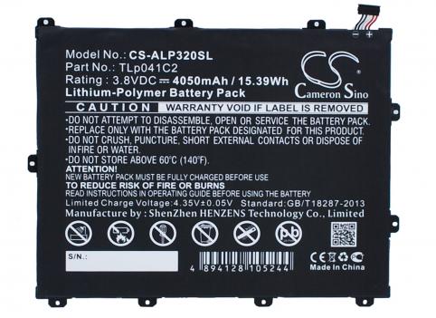Batterie tablette alcatel one touch hero 8