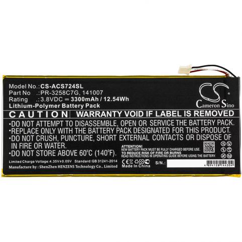 Batterie tablette acer a1 734