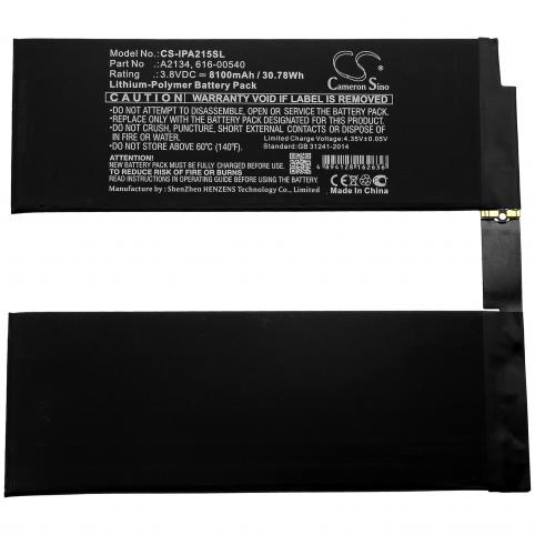 Batterie tablette apple a2123