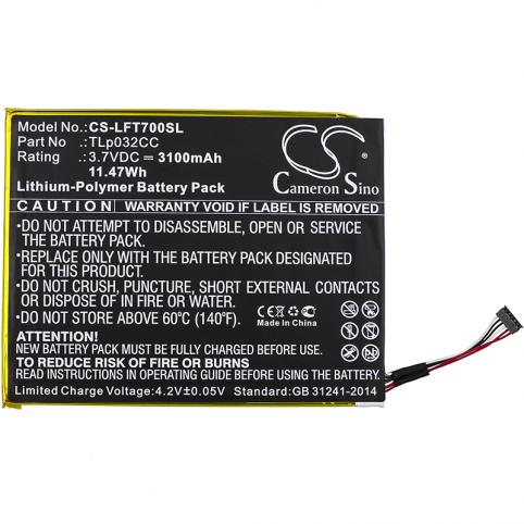 Batterie tablette alcatel one touch pixi 3 8.0