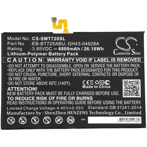Batterie  samsung eb-bt725abu galaxy tab s5e