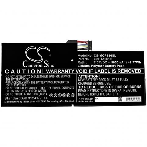 Batterie tablette microsoft surface pro 7