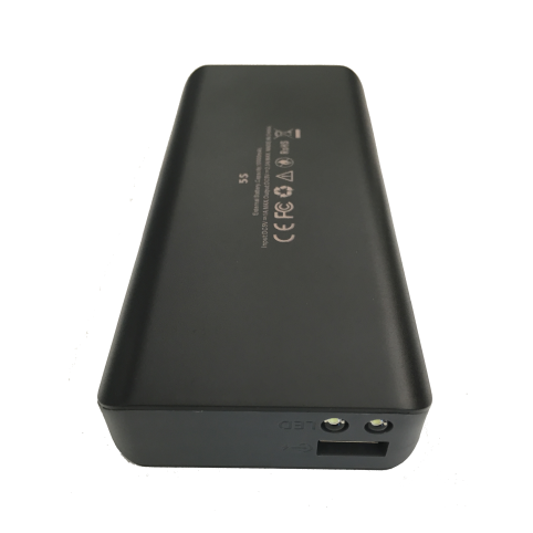 Batterie  externe 10000 mah noir led
