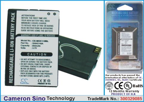 Batterie telephone motorola nextel c116
