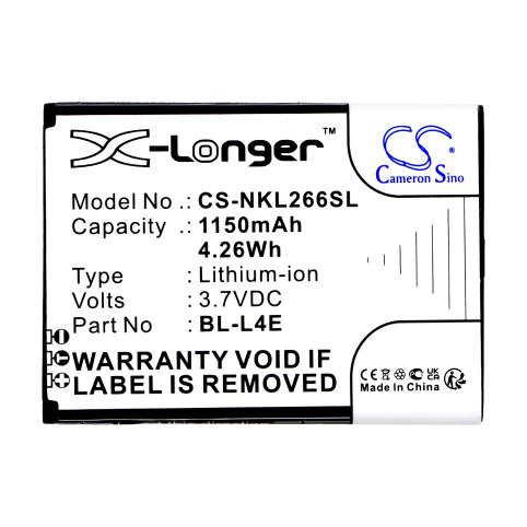 Batterie telephone nokia 2660 flip 4g