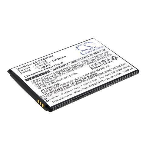 Batterie  archos ac570x oxygen 57