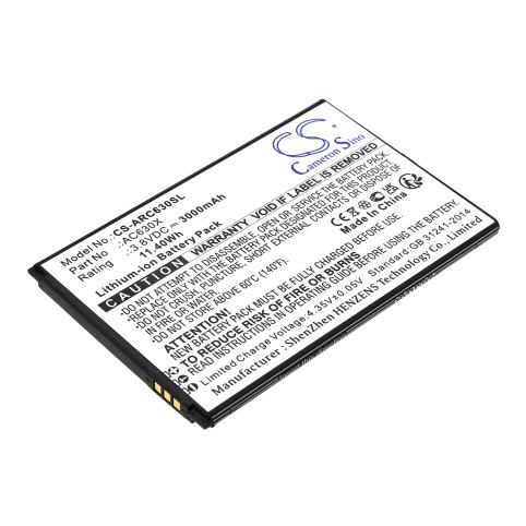 Batterie  archos ac630x oxygen 63