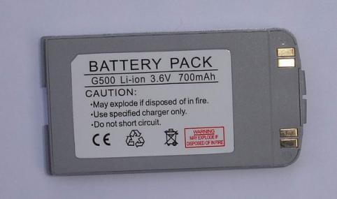 Batterie telephone pantech g500