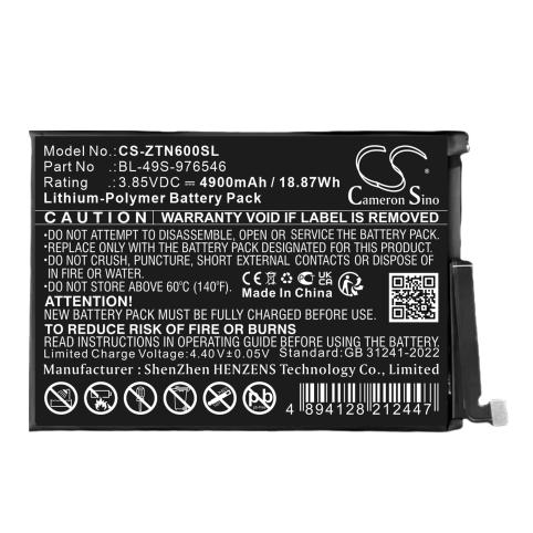 Batterie telephone zte nubia v60 design