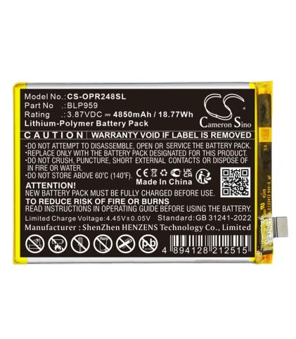 Batterie telephone oppo reno8 t 4g