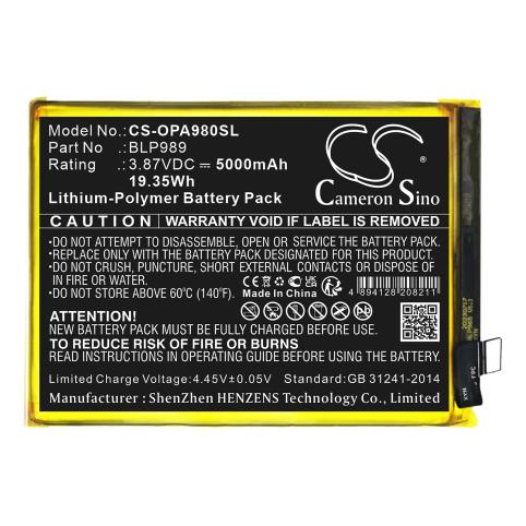 Batterie telephone oneplus cph2465