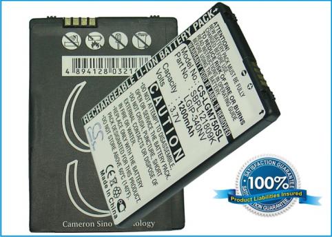 Batterie telephone lg eigen
