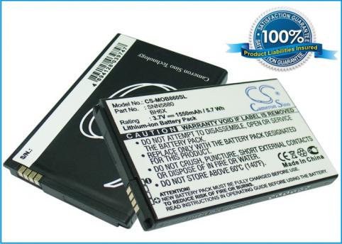 Batterie telephone motorola nextel xt865