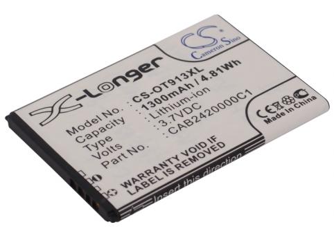 Batterie telephone alcatel onetouch913