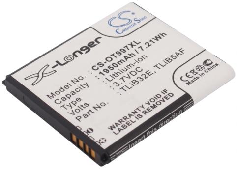 Batterie telephone alcatel onetouch 997