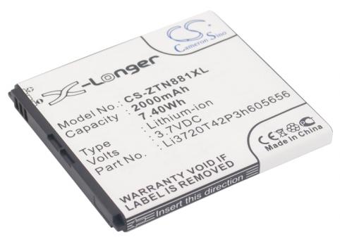 Batterie telephone zte zte n881f