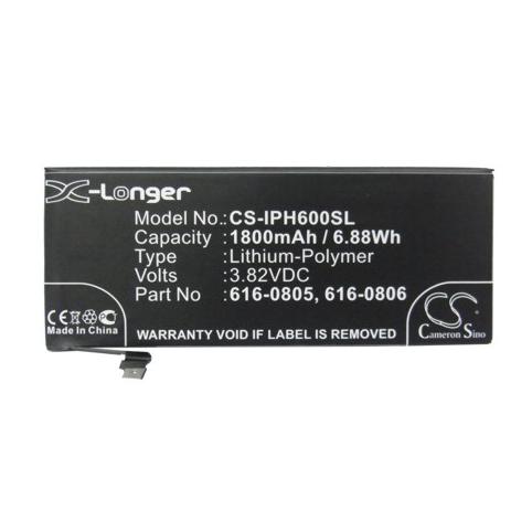 Batterie telephone apple a1589
