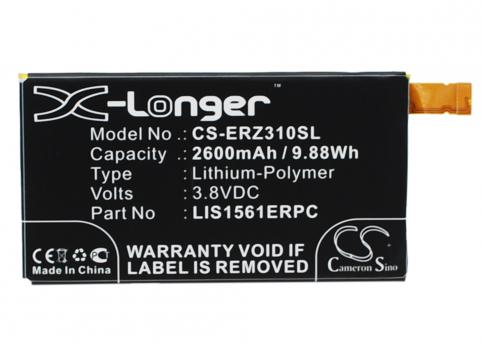 Batterie telephone sony ericsson e5363