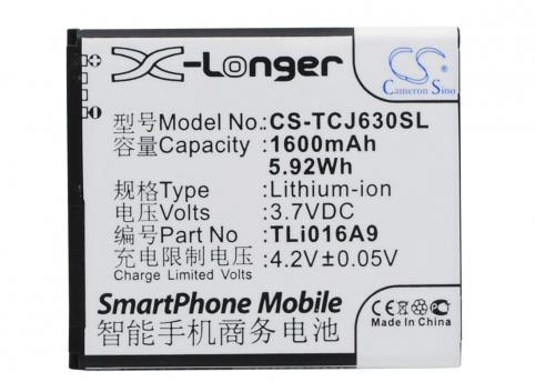 Batterie telephone tcl j600t
