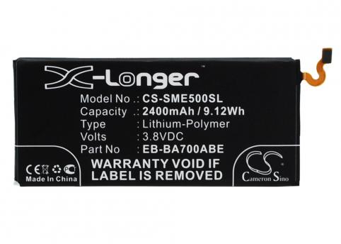 Batterie telephone samsung sm e500h ds
