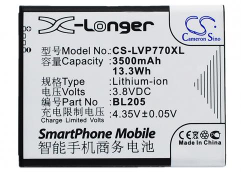 Batterie telephone lenovo p770