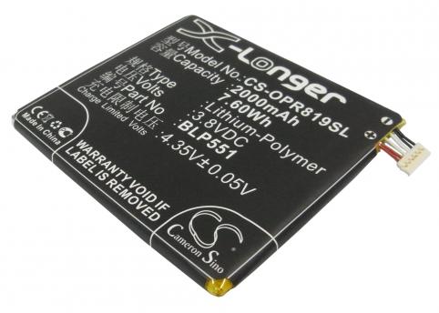 Batterie telephone oppo real r819