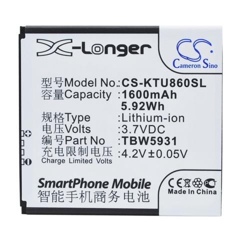 Batterie  k touch tbw5931 u86