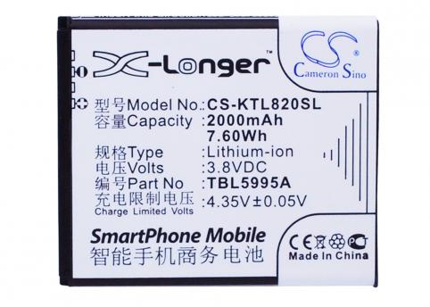 Batterie telephone k touch l820c