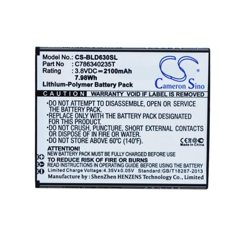 Batterie telephone blu d630u
