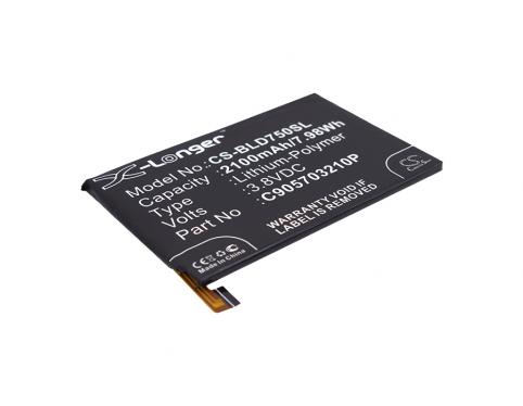 Batterie telephone blu d750u