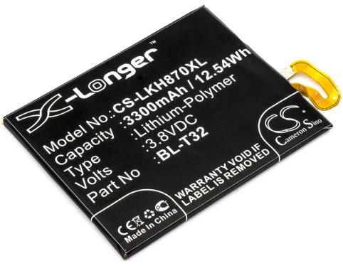 Batterie telephone lg v30+ td lte