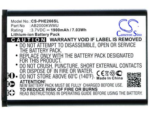 Batterie telephone philips cte266w