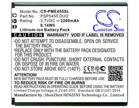 Batterie telephone prestigio psp5455 duo