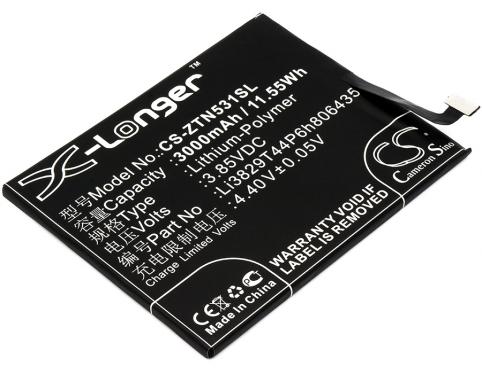 Batterie telephone zte nubia m2 lite