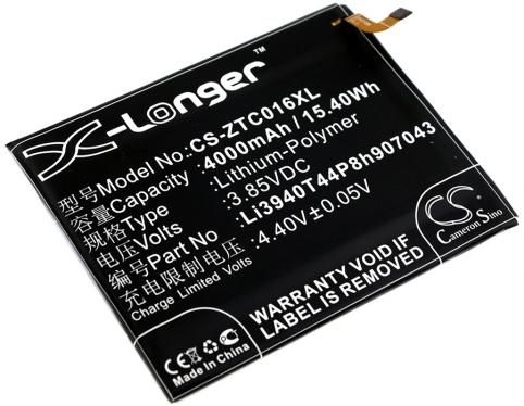 Batterie telephone zte axon max c2016