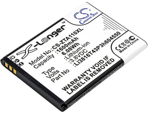 Batterie  zte li3816t43p3h604550 blade a110
